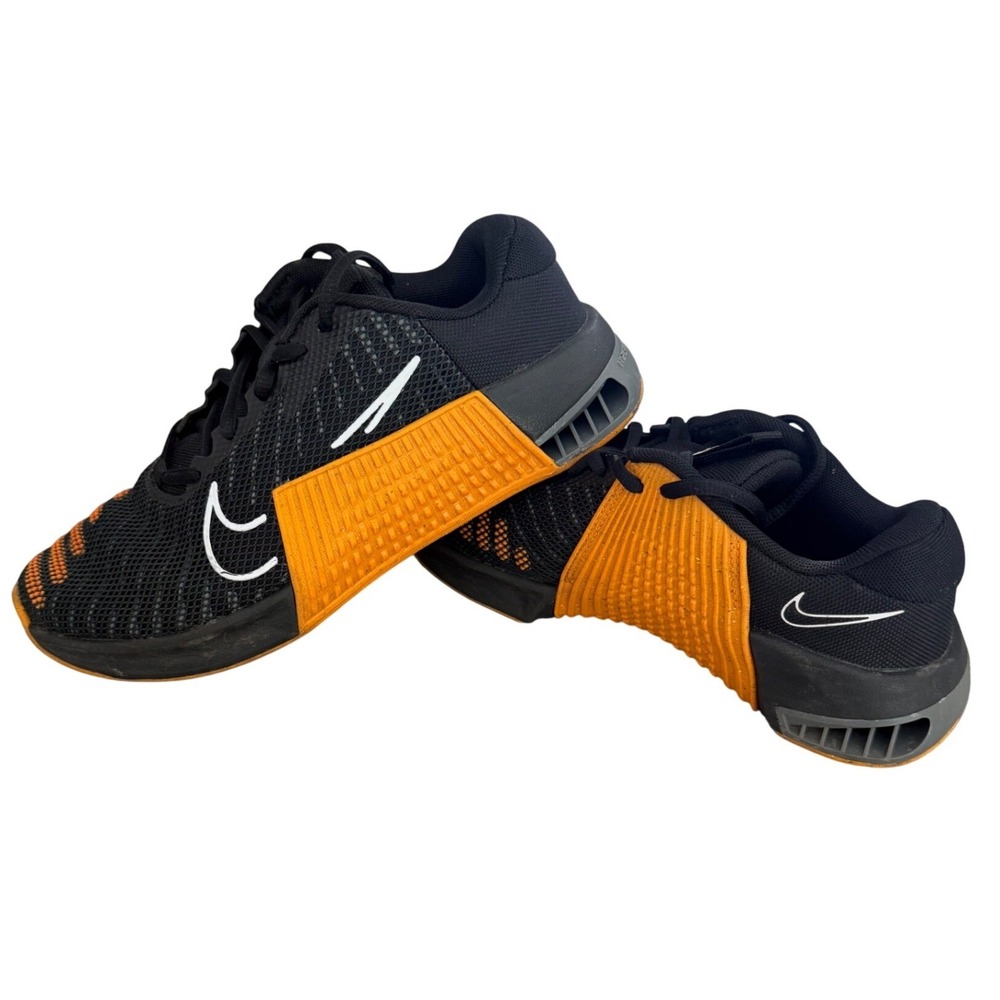 Nike Metcon 9 Black‎ Monarch Orange Training Shoes FD5431-017 Mens 5.5 Womens 7